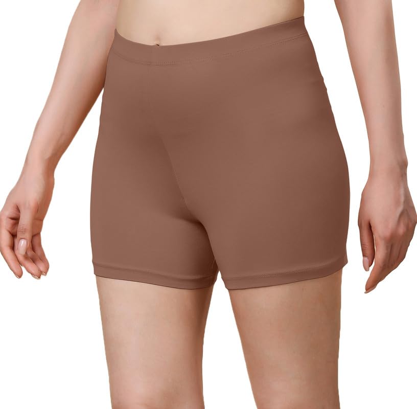 london hills Women's High Coverage Super Combed Cotton Elastane Stretch Mid Waist Undershorts with Concealed Waistband-picture-33