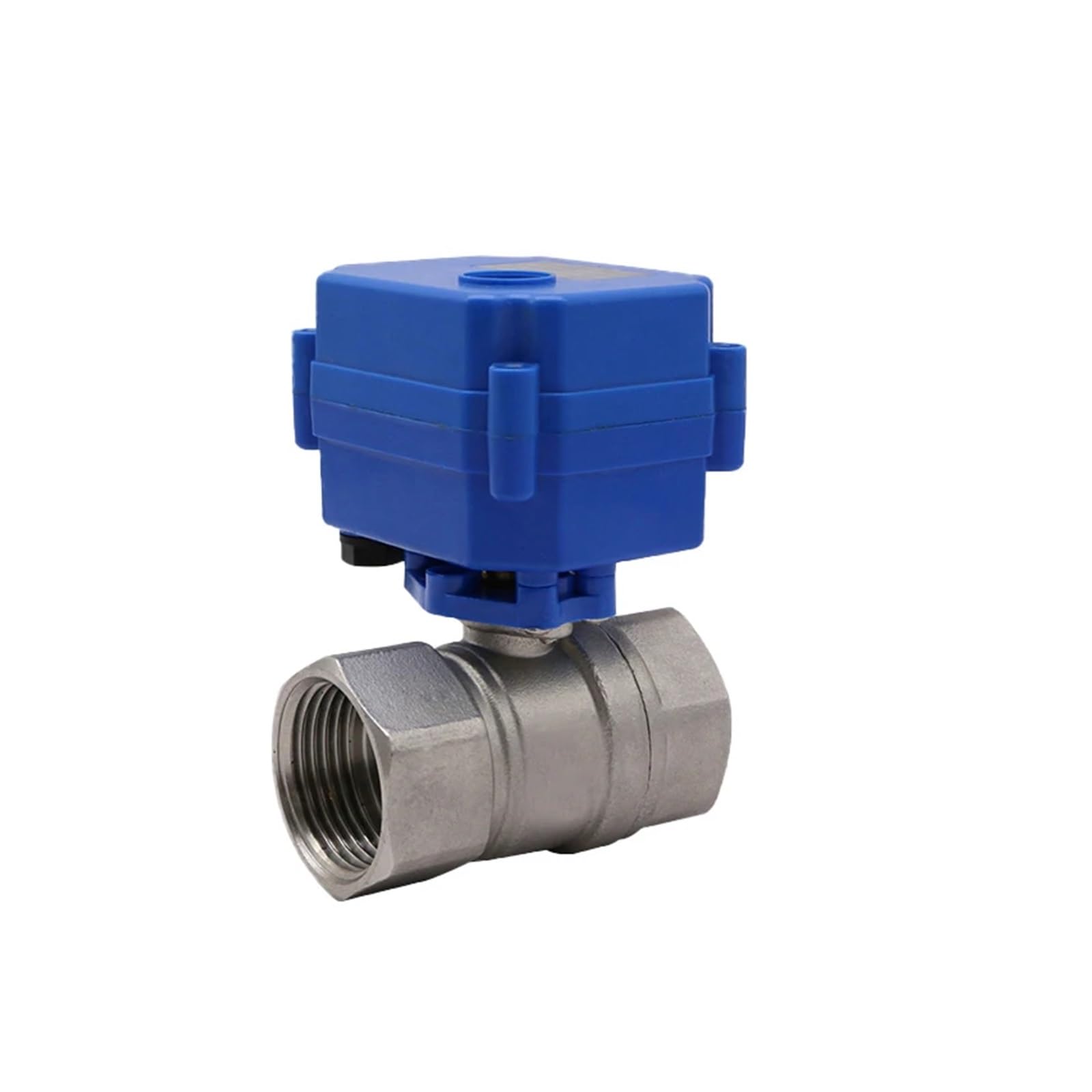 Valve motorisée Vanne à boisseau sphérique motorisée 2 voies 1" 3 fils 2 points de contrôle vanne à boisseau sphérique électrique en acier inoxydable actionneur électrique AC/DC 9-24 V(12VDC_CR02)