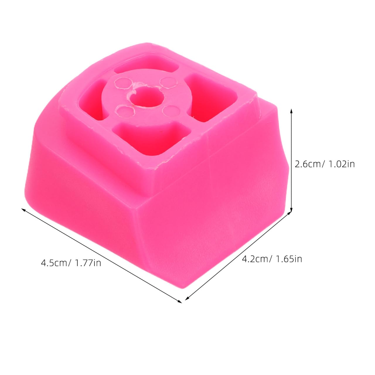 WOONEKY Bloque De Freno Universal para Patines Infantiles Patines En Línea Pastillas De Goma Antideslizantes para Frenado Seguro Fácil Instalación Y Resistente Al Desgaste