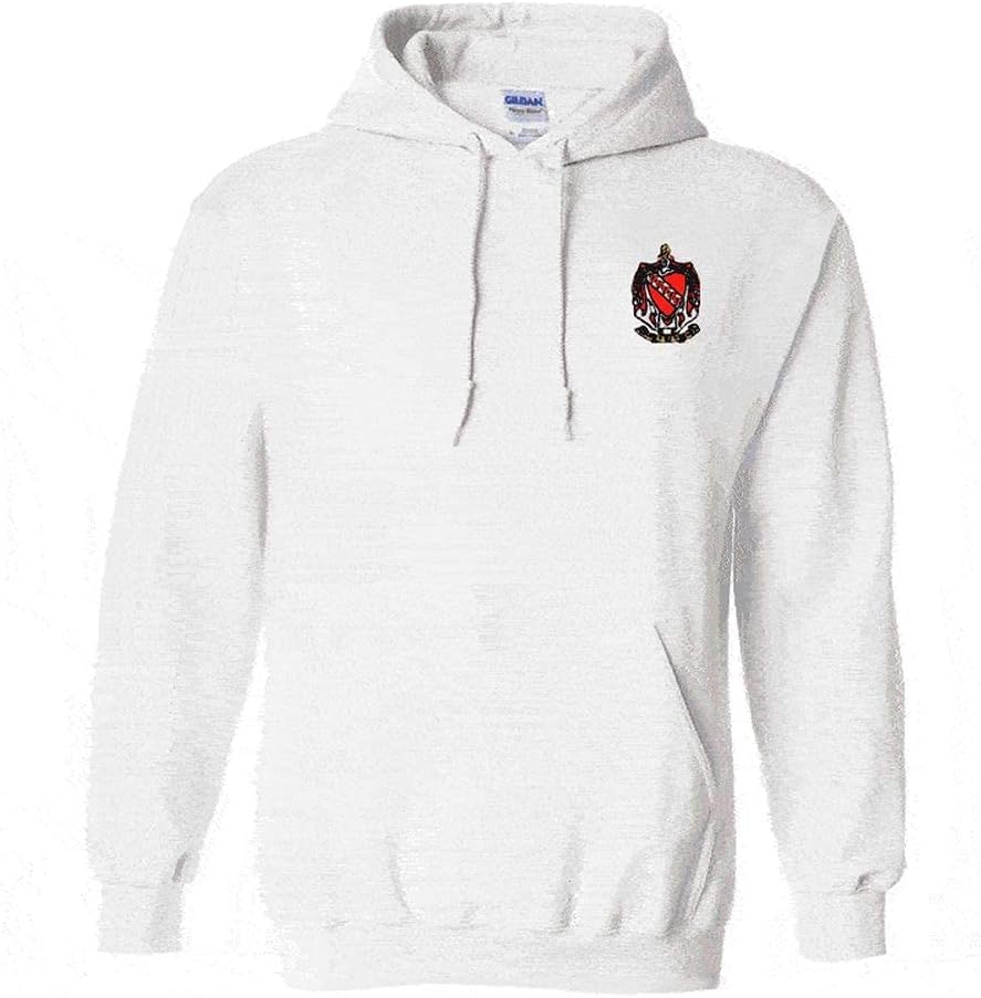 Tau Kappa Epsilon TKE Crest - Shield Emblem Hooded Sweatshirt