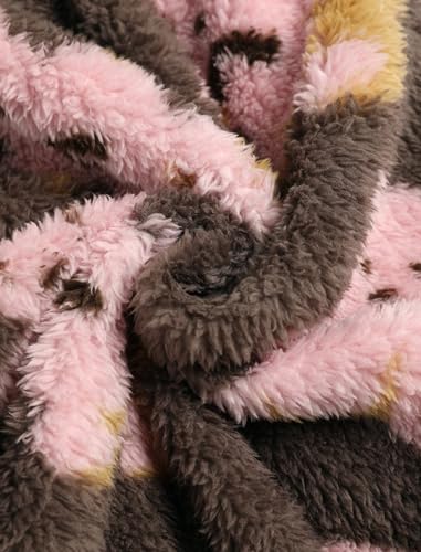Image of ZAFUL Women's Fuzzy Plush Pajama Pants Wide Leg Pj Bottoms Lounge Pants