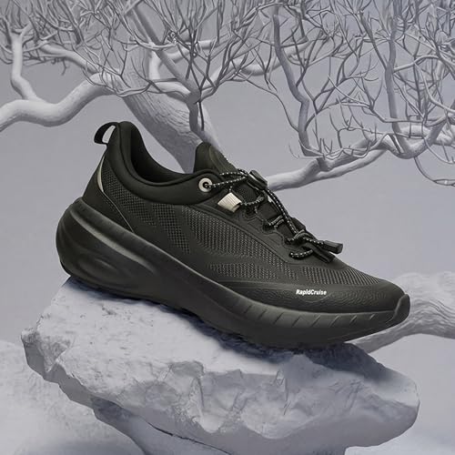 Image of Neeman's Begin Walk Plush Sneakers for Men | Lightweight Breathable Walking Shoes with Cushioned Sole, Stretch Fit Upper & Rubber Grip | Comfortable Lace Up Shoes for Daily Walking