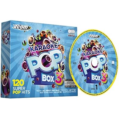 Zoom Karaoke Pop Box 3 Party Pack - 6 CD+G Box Set - 120 Songs