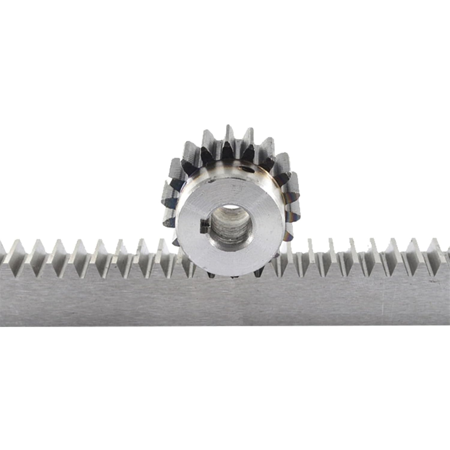 Bevel Gear Pinion Hardware Mechanical 2pcs 1Mod 12x12x500mm High Precision Straight Teeth Rack Steel +2pcs 1 Mod Gear Pinion Hole Diameter 8mm for CNC Lathe(35 Teeth)