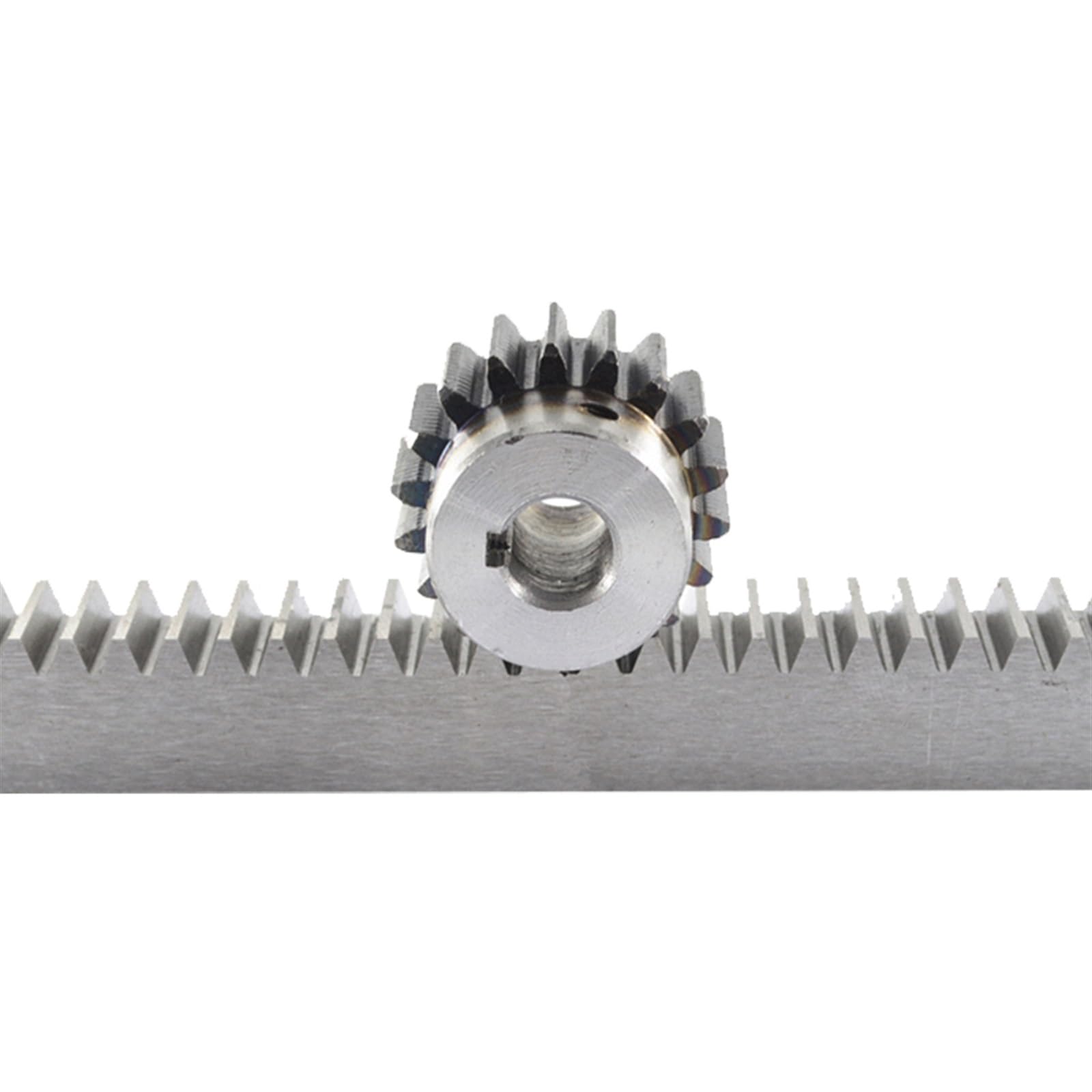 Bevel Gear Pinion Hardware Mechanical 2pcs 1Mod 12x12x500mm High Precision Straight Teeth Rack Steel +2pcs 1 Mod Gear Pinion Hole Diameter 10mm for CNC Lathe(30 Teeth)