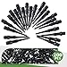 VioraWhite 200 Pack 2BA Thread Soft Tip Dart Points Plastic Replacement Dart Tips Soft Tip Dart Tips Dart Accessories for Tip Darts(Black)