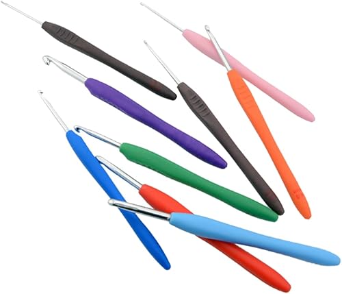 CORHAD Ganchos de ganchillo de tulipán para alfombras tejidas, conjuntos de suéteres, ganchos de ganchillo, accesorios de ganchillo, ganchos de