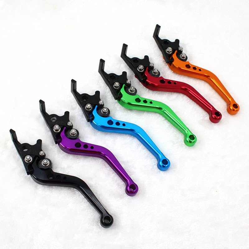 Levier d'embrayage pliable et frein à tambour réglable - Set de 2 pièces pour moto modifiée