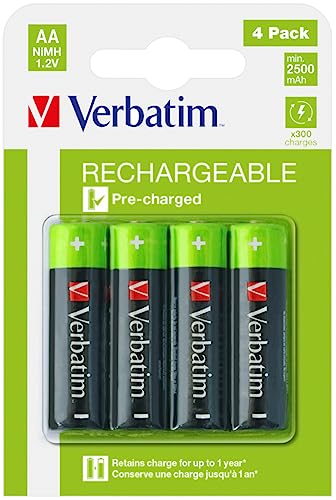 Verbatim RECHARGEABLE BATTERY AA 4 PACKHR6 - vue 7