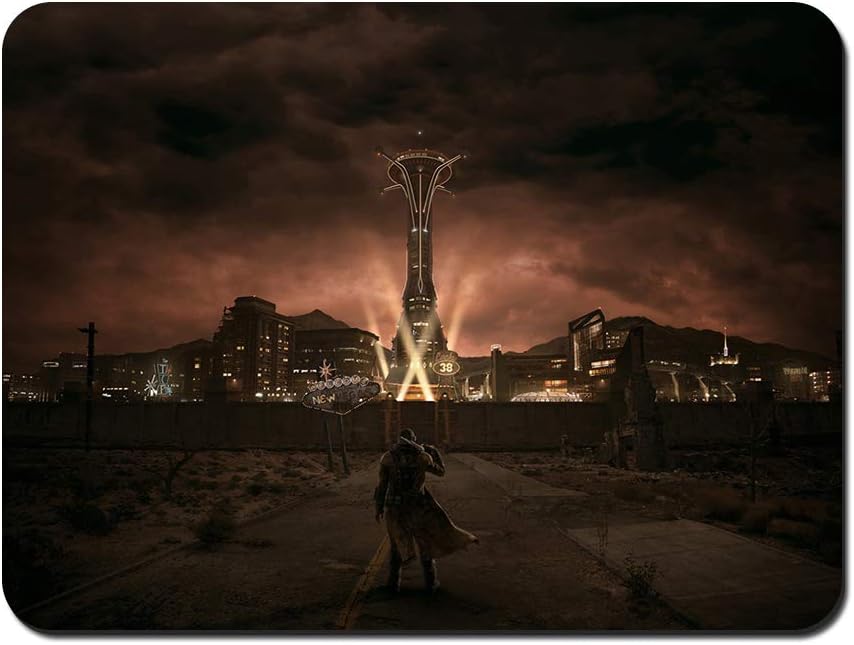 Fallout New Vegas Mouse Pad Gaming Mouse Pad Non-Slip Mouse Pad (10.24"x8.27")