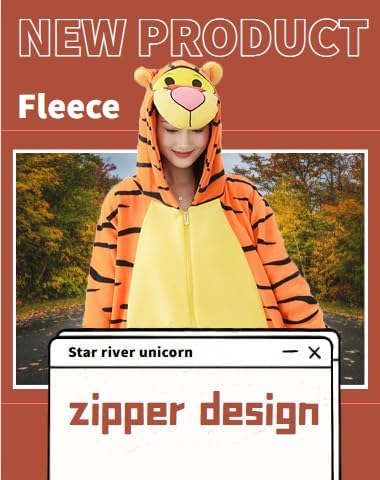 Unisex Adult Onesie Pajamas, Polar fleece Role Playing Animal One Piece Halloween Costume Pajamas Home Clothing - Image 4