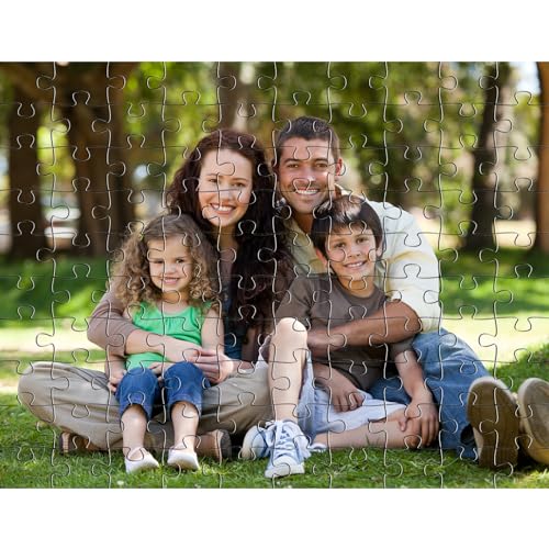 （45ｘ35cm）CHengQiSM カスタムパズル 100ピース オーダーメイド 写真入れパズル ラージピース ジグソーパズル 初心者 家族写真 ペット 誕生日 記念日 結婚式 卒業式 撮影作品 漫画 オリジナル プレゼント