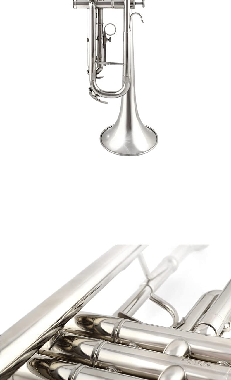 Amazon.co.jp: Bフラットゴールドラッカートランペット、ケースマウス