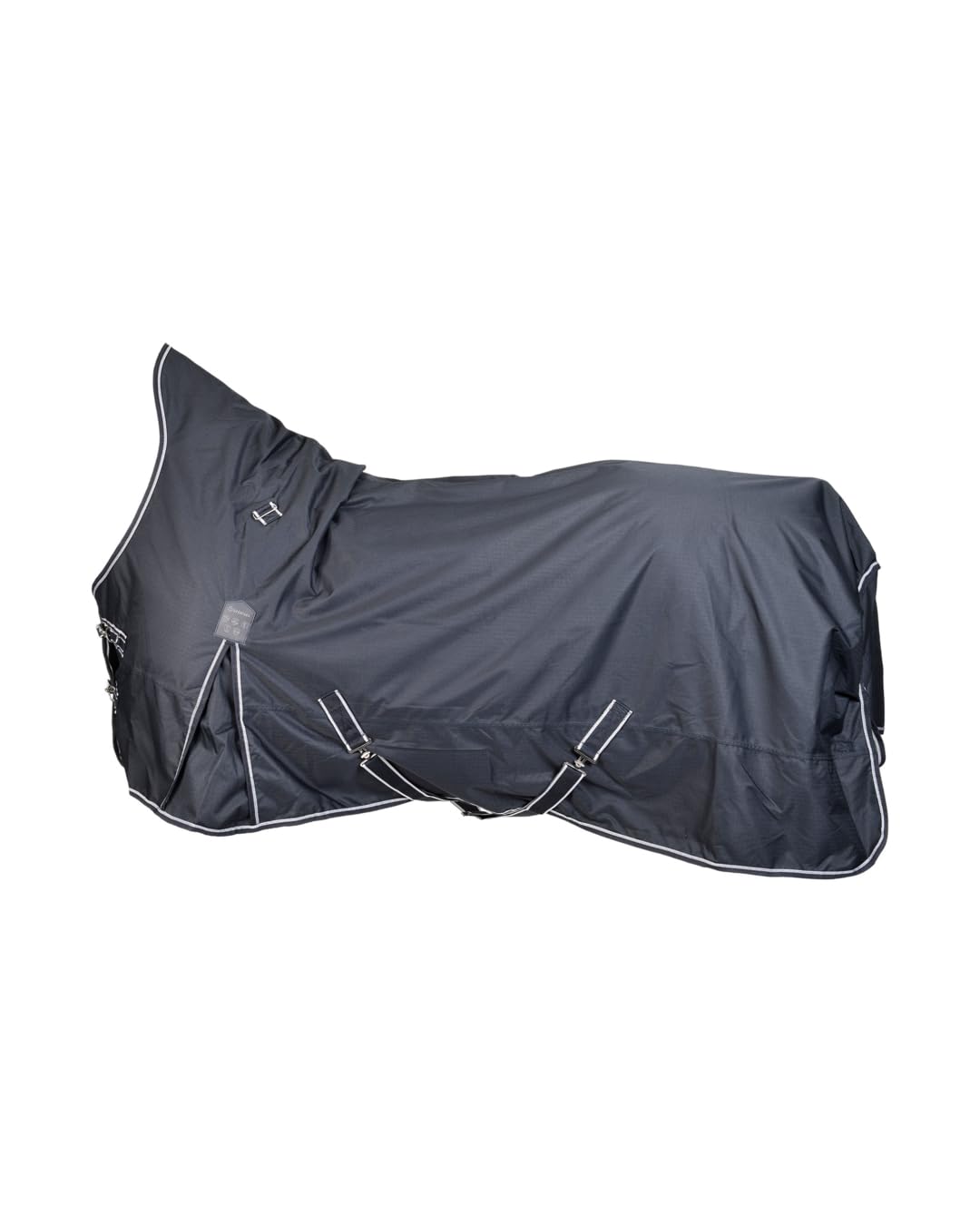 4Horses Outdoordecke Highneck Kalmar 50g für Pferde, wasserdichte Regendecke mit 50g Füllung, atmungsaktiv und Winddicht