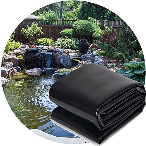 High Density Garden Pond Liner-8 Mil/0.20Mm Thickness, Sunscreen Koi Fish Pond Liners, Eco-Friendly Fish Safe Pond Lining For Aquaculture Farming, Swimming Pool, Artificial Lake-3X13Ft 10X26Ft ( Size #TOP8