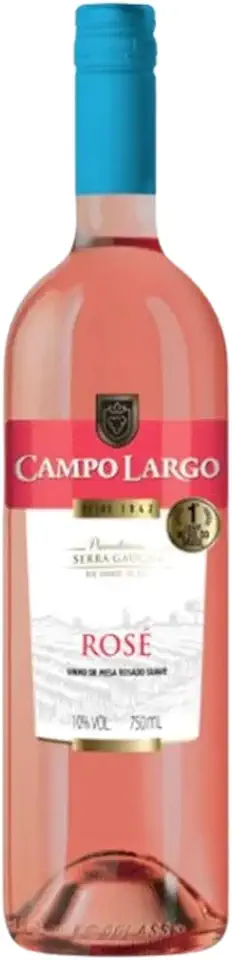 VINHO NACIONAL CAMPO LARGO SUAVE ROSE 750ML