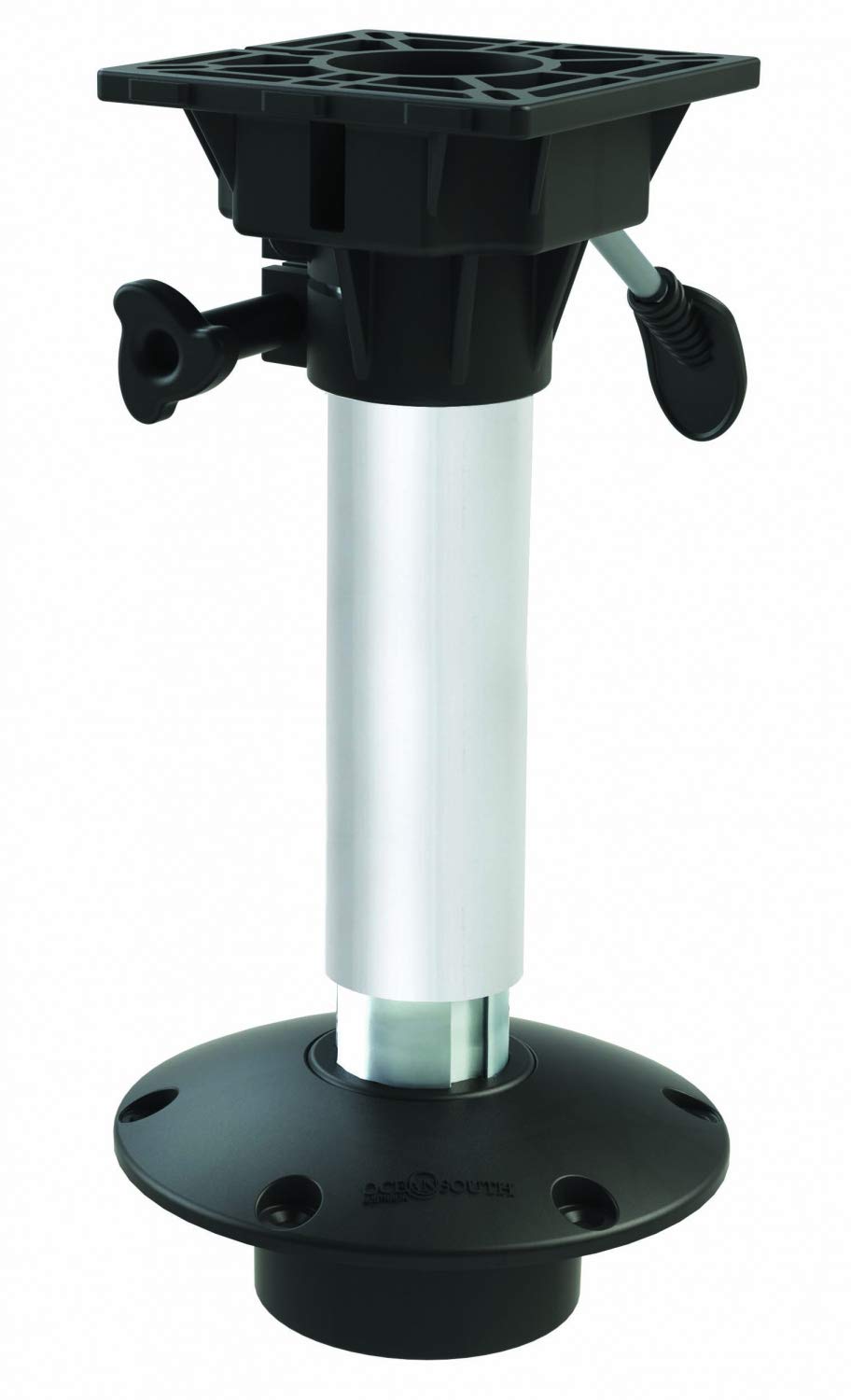 Oceansouth Waverider Socket Fuß für Bootssitz mit Dämpfer in 3 Größen Steuerstuhl Anglersitz höhenverstellbar Boot Größe 440mm - 570mm