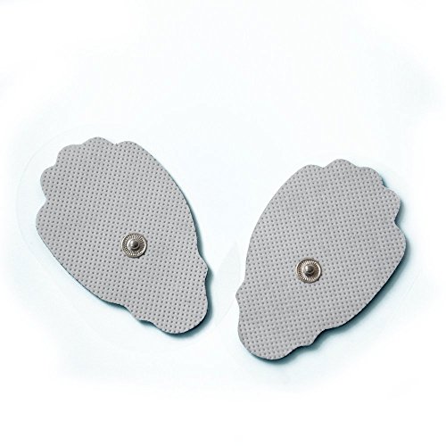 Med X Tens TENS/EMS Unit 20 Snap Tens Unit Electrode Pads Large Premium Replacement Tens Electrodes Reusable up to 25 times per Electrode - Thumbnail 2