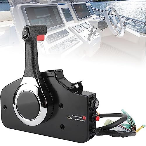 Boîtier de télécommande hors-bord et commande d'accélérateur de bateau