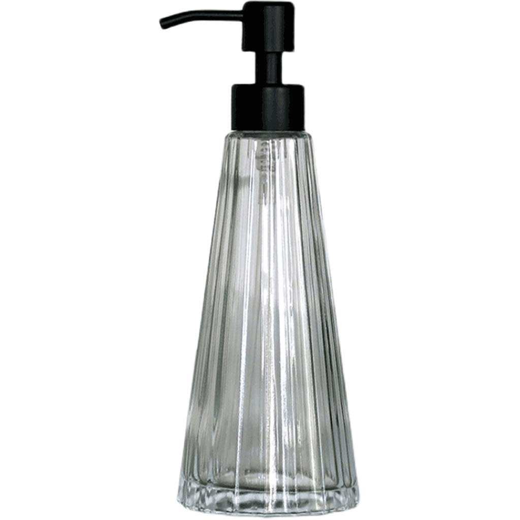 Seifenspender aus Glas, mit Edelstahlpumpe, 10,6 Unzen, Wiederverwendbare Pumpflaschen, nachfüllbar, Flüssigkeit, Seifenspender, Flasche, 3 Farben, Seifenspender