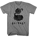 American Classics Garbage Rock Band The Big G Logo Adult Short Sleeve T-Shirt Graphic Tee Graphite Heather
