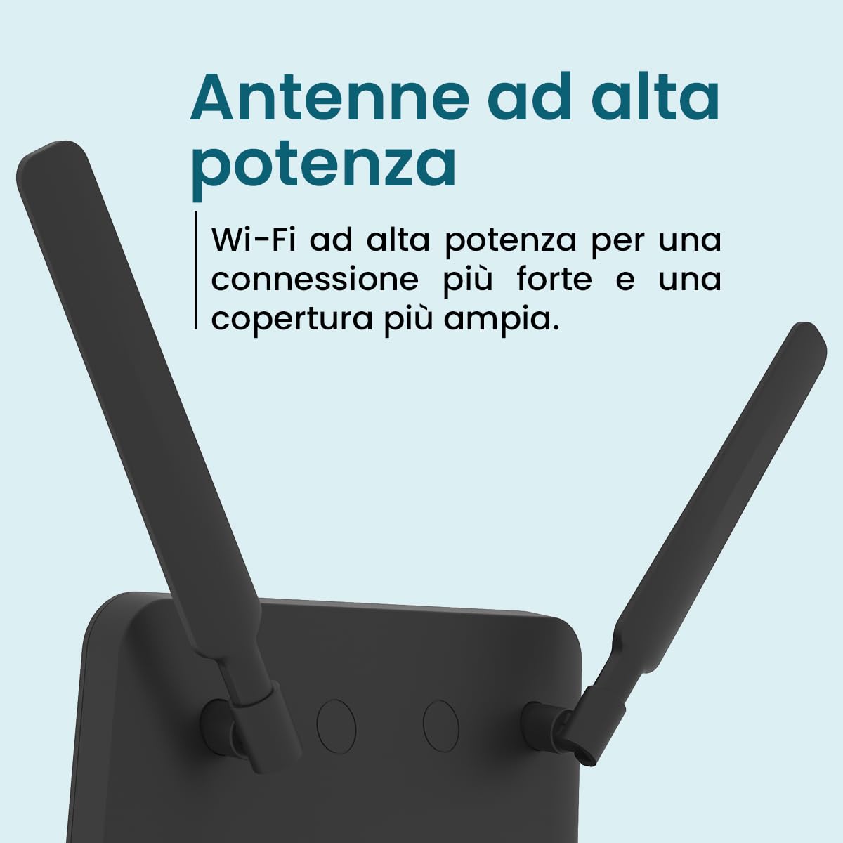 Router WiFi 4G portatile ADOC R46 Cat 6, WiFi fino a 300 Mbps