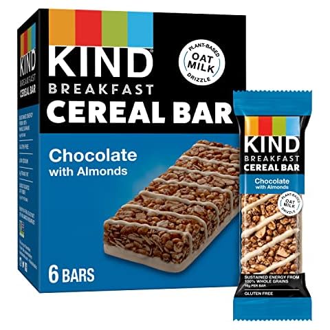 KIND Breakfast Cereal Bars Chocolate Almonds Cover