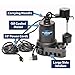 Superior Pump 92572 1/2 HP Thermoplastic Submersible Sump Pump with Vertical Float Switch