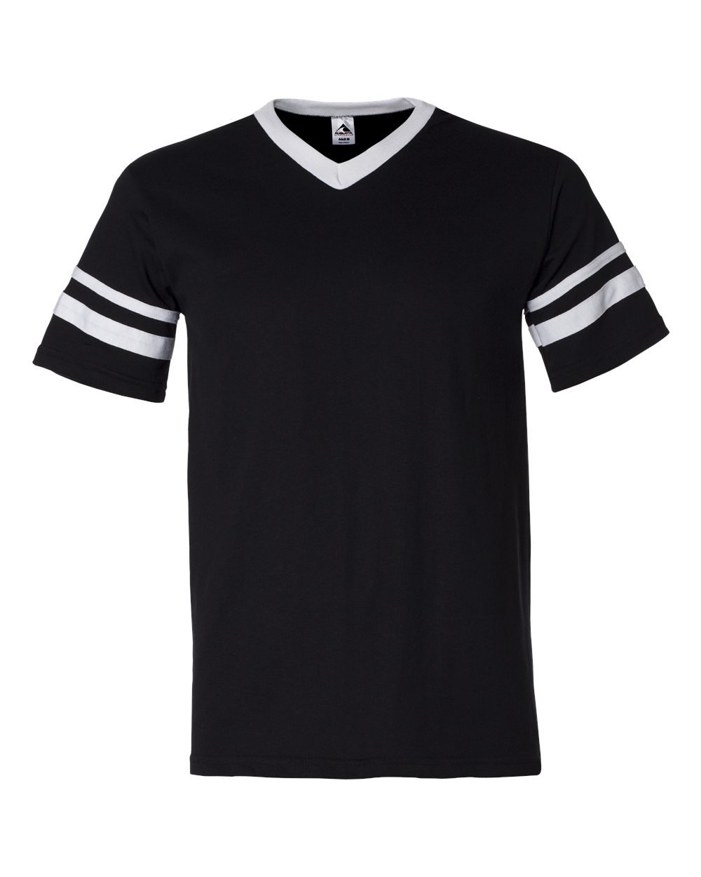 Augusta Sportswear Sleeve Stripe Jersey, Small, Black/White