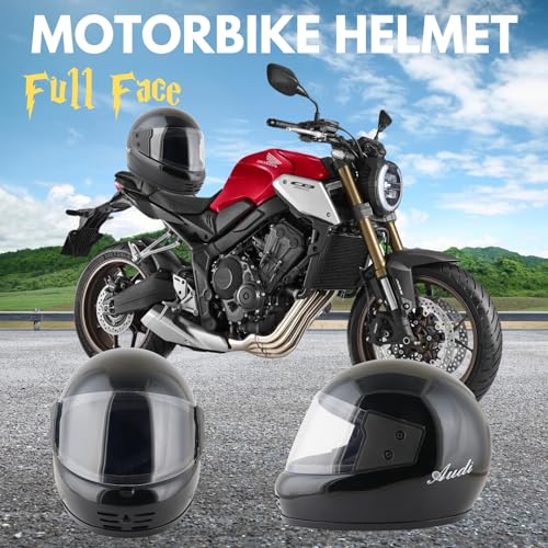 Image of Sage Square Audi Full Face Clear Visor Helmet | ISI Certified | High Standard Safety | Extra Comfort & Stylish