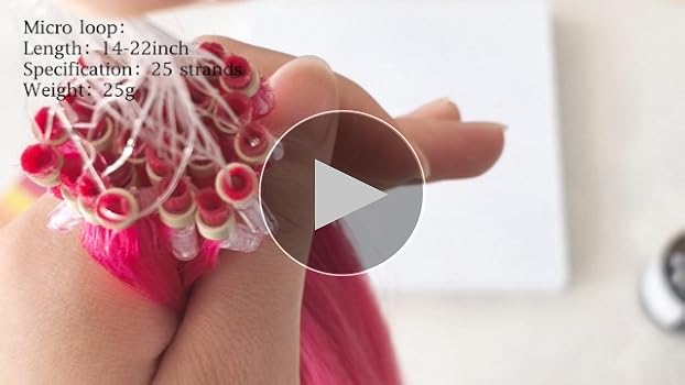Amazon.com : RUNATURE Micro Bead Hair Extensions Real Human Hair