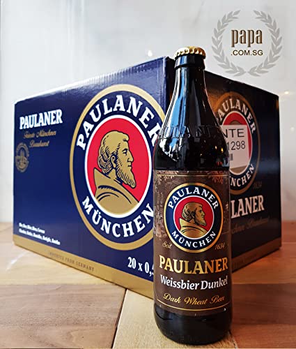 CERVEZA PAULANER DUNKEL TRIGO CAJA 20 BOTELLAS 50 CL