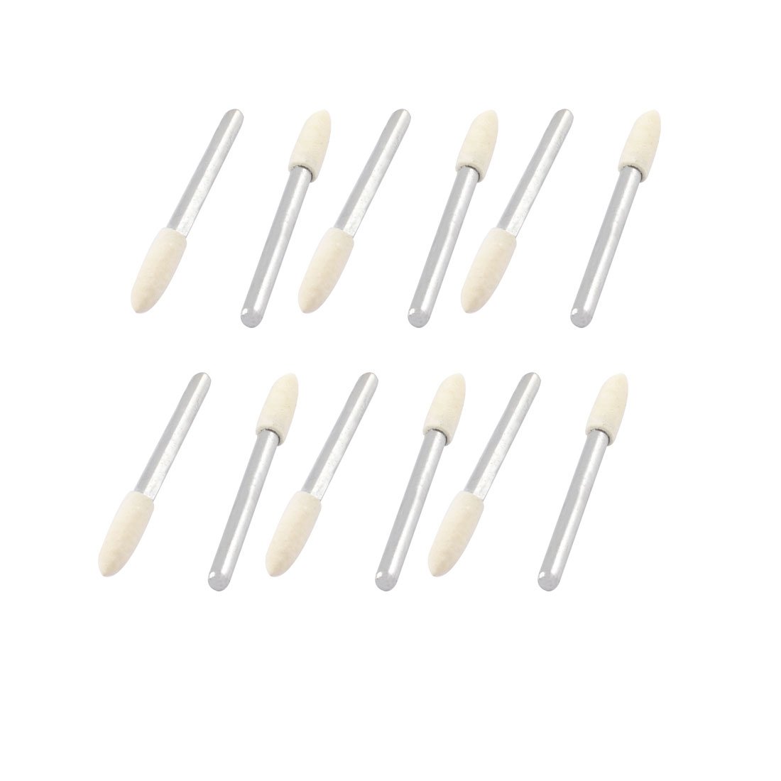 Aexit 3mm Drill Hole Abrasives 3mm Dia Conical Taper Polishing Buffing Mounted Felt bo-bs 12 Pcs Model:41as646qo599