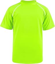Children's Swimming Shirt, Short-Sleeved Swim Shirt, Quick Drying T-Shirt for Beach, Swimming, Surfing, Snorkeling, Swimming Playing Water, Unisex Children