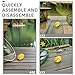 Luxshiny 8pcs Kayak Anchor Float and Marine Buoy Marker Set, Yellow Sturdy Dock Floats for Boat Fishing and Water Trail Stabilizer