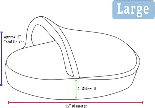 Miniatura 2 de Snoozer Cama acogedora para mascotas de lujo, colección Wag, grande - Pedigree Denim