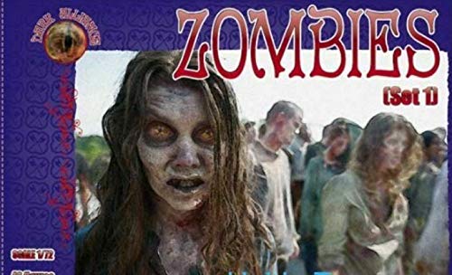 Set de Figuras Zombies Fantasy Series 1/72 Escala miniatura 4