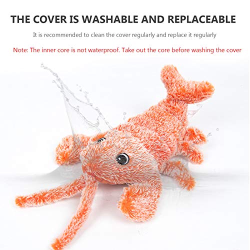 Brinquedos para animais,Funien Lagosta Cat Toy Camarão Cat Toy Simulação de brinquedo interativo de