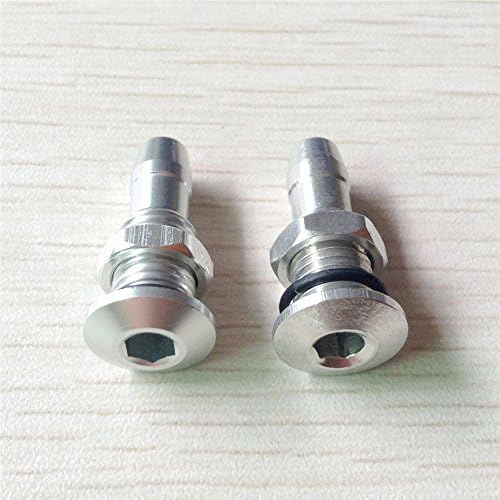 2Pcs M6 Aluminum Water Outlets Water Cooling Drainage Mouth for RC Boat RC#132