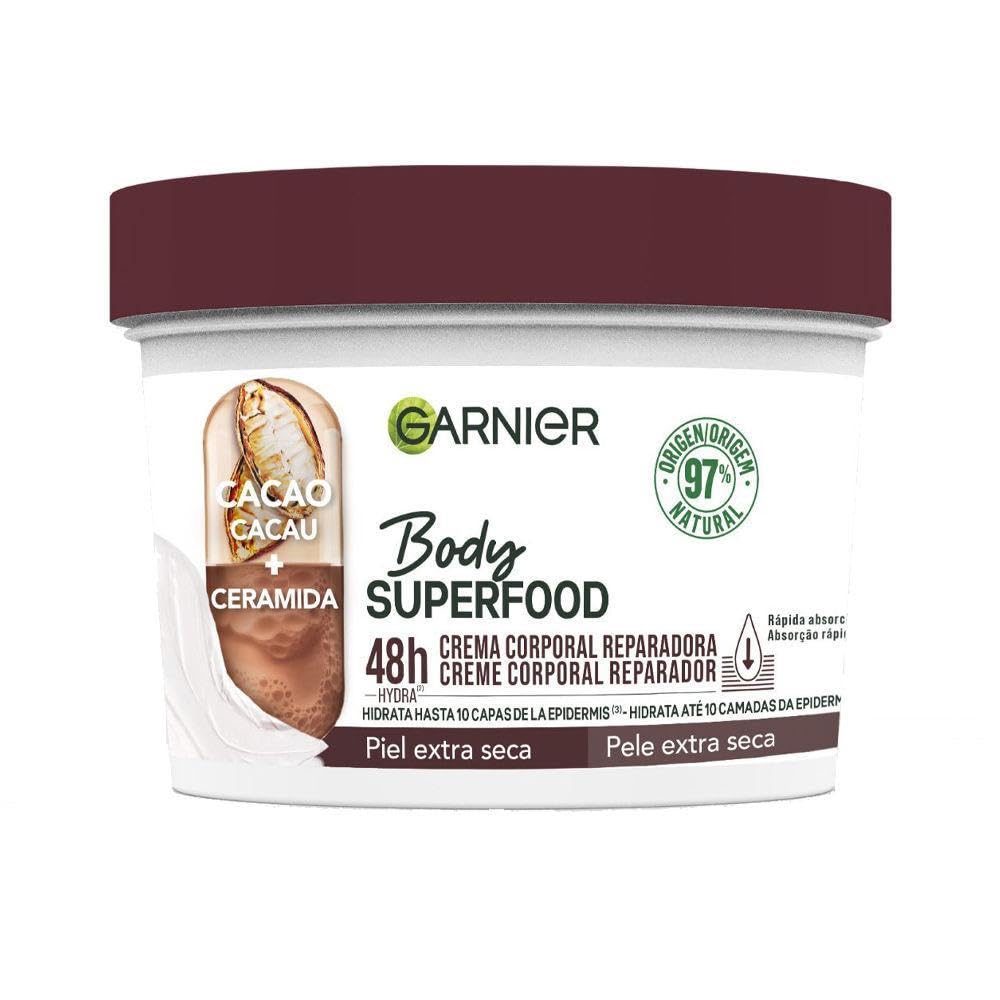 Garnier Body Superfood Crema Corpo Reparadora 380 Ml, Gel, Chiaro, Tutti I Tipi Di Pelle-image