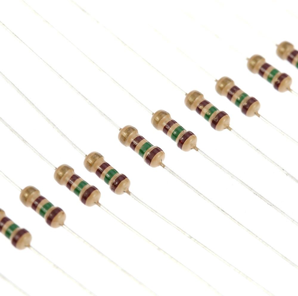 Resistors Set 860pcs 1 ohm-1M ohm 1/4W Carbon Film Resistors Assortment Kit Set 43 Values Total Electronic Components