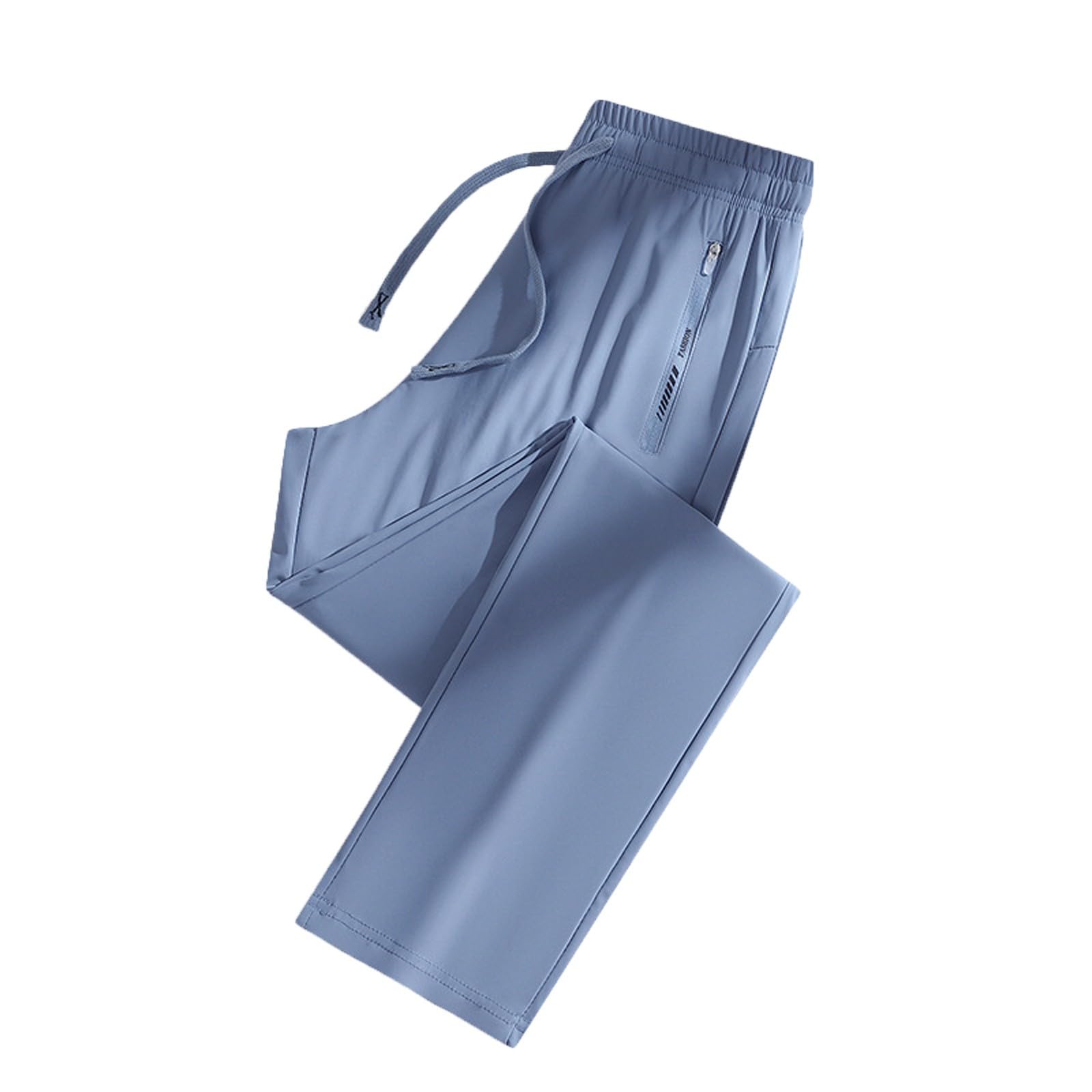 Beeswan Pants for Women Casual Loose Stretchy Work Pants Jogging Elastic Summer Solid Outfit Ankle-Length with Pockets