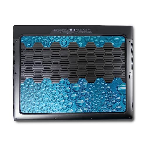 Image of MightySkins Skin Compatible with Alienware M18 R1 (2023) Full Wrap Kit - Wavy Drops | Protective, Durable, and Unique Vinyl Decal wrap Cover | Easy to Apply & Change Styles | Made in The USA
