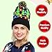 JOYIN Christmas Light-up Knitted Beanie Cap Ugly Sweater LED Hat Beanie with 6 Flashing Modes Funny Hat for Women Men Christmas Accessories Party Supplies Unisex Winter Black
