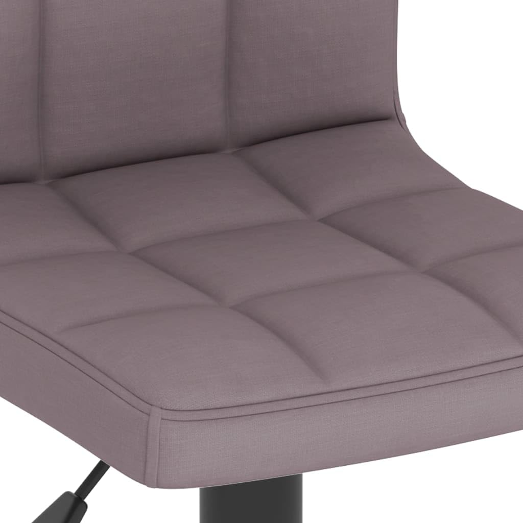 Taburete de bar con reposapiés, giratorio 360 grados, de tela suave, altura regulable mediante muelle de gas, estructura de acero cromado estable, máx. 110 kg