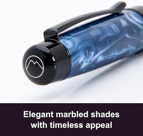 Vista 9 de Monteverde Prima Pluma Estilográfica Red Swirl - Omniflex Rojo espiral