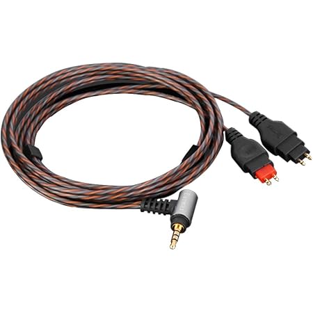 Amazon Co Jp ヘッドホンケーブル 2pin リケーブル バランス 交換用 Hd650 Hd600 Hd580に対応 マイクなし 4芯 L型 2 5mm 単結晶銅 家電 カメラ