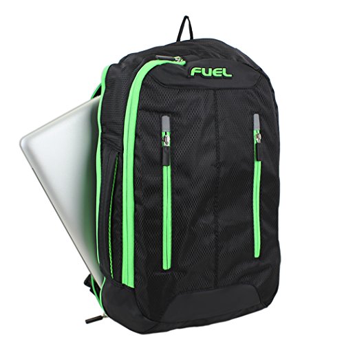 Fuel Active Crossbody Bag, Black With Green Accents #TOP1