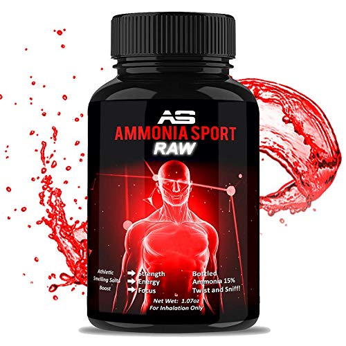 Athletic Smelling Salts Raw 100 S Of Uses Per Bottle Strongest Smelling Salt For Athletes Ammonia Inhalant Long Lasting Smelling Salt Alert Supplement Adrenaline Supplement Ammoniasport