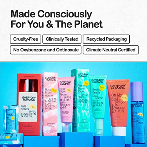 Everyday Humans Spf30 Mineral Zinc Lip Sunscreen (Oat Milk Flavor) Big Mood, 0.15Oz | Moisturizing With Shea Butter & Vitamin E | Sunscreen Lip Balm, Sunblock Spf | Reef Friendly, Cruelty Free, Spf30, 0.15 Oz #TOP4